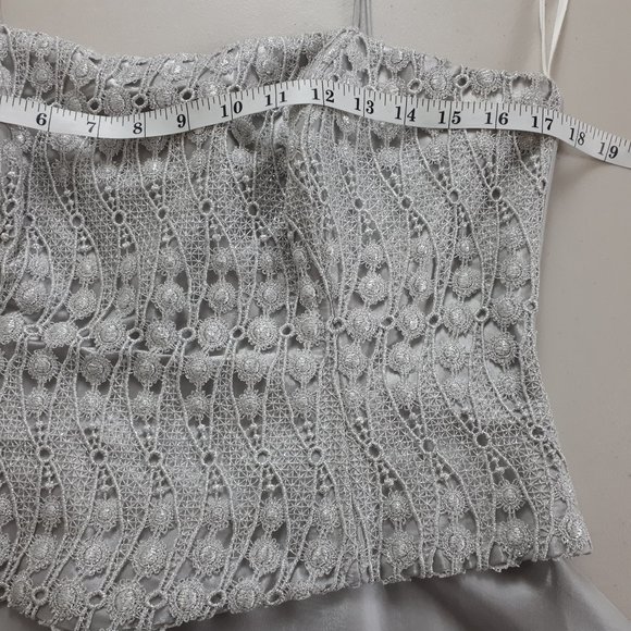 Rebecca Silver Special Occasion Gown - Picture 10 of 16